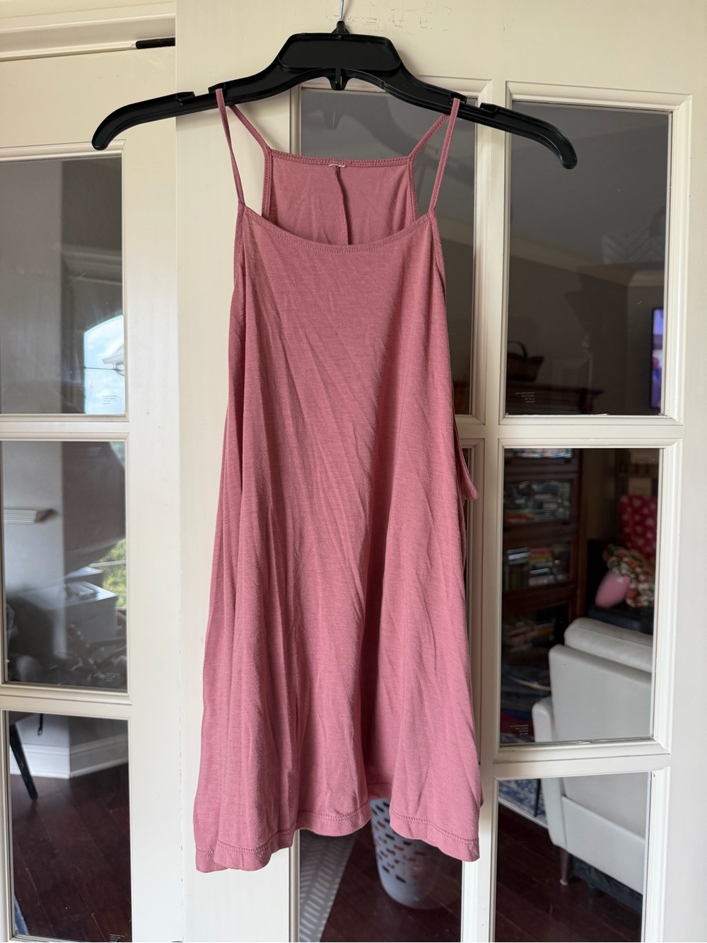 CVG Constantly Varied Gear Soft Dusty Pink Flowy Racerback Swing Tank XL